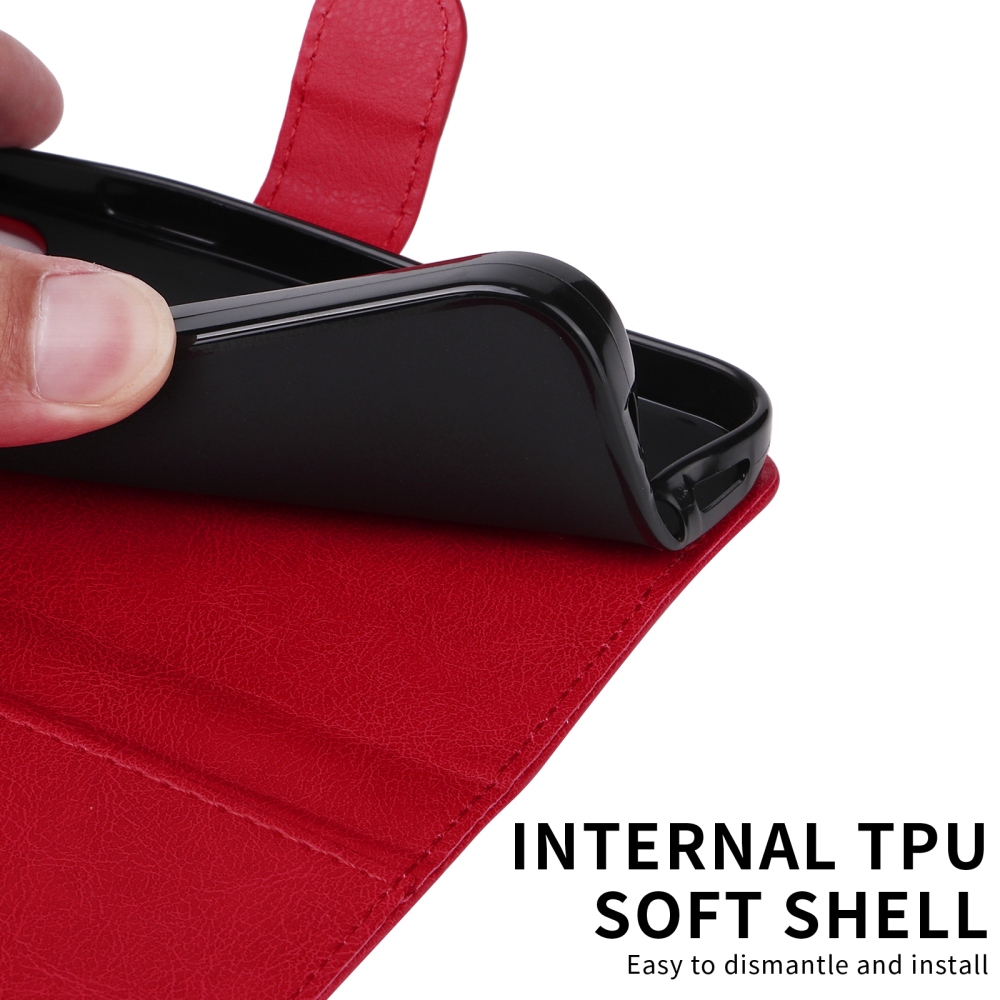 Clots knížkové pouzdro na Xiaomi Poco M8 5G/Redmi Note 15 5G/Note 15 4G - červené