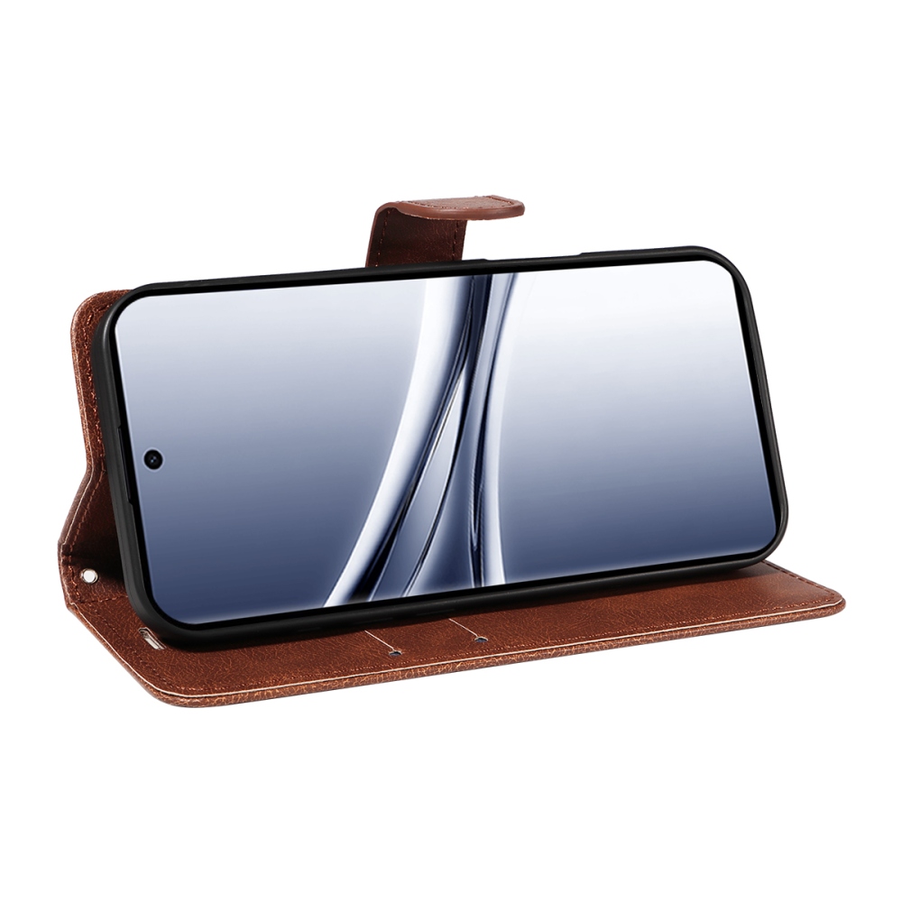 Clots knížkové pouzdro na Xiaomi Poco M8 5G/Redmi Note 15 5G/Note 15 4G - hnědé