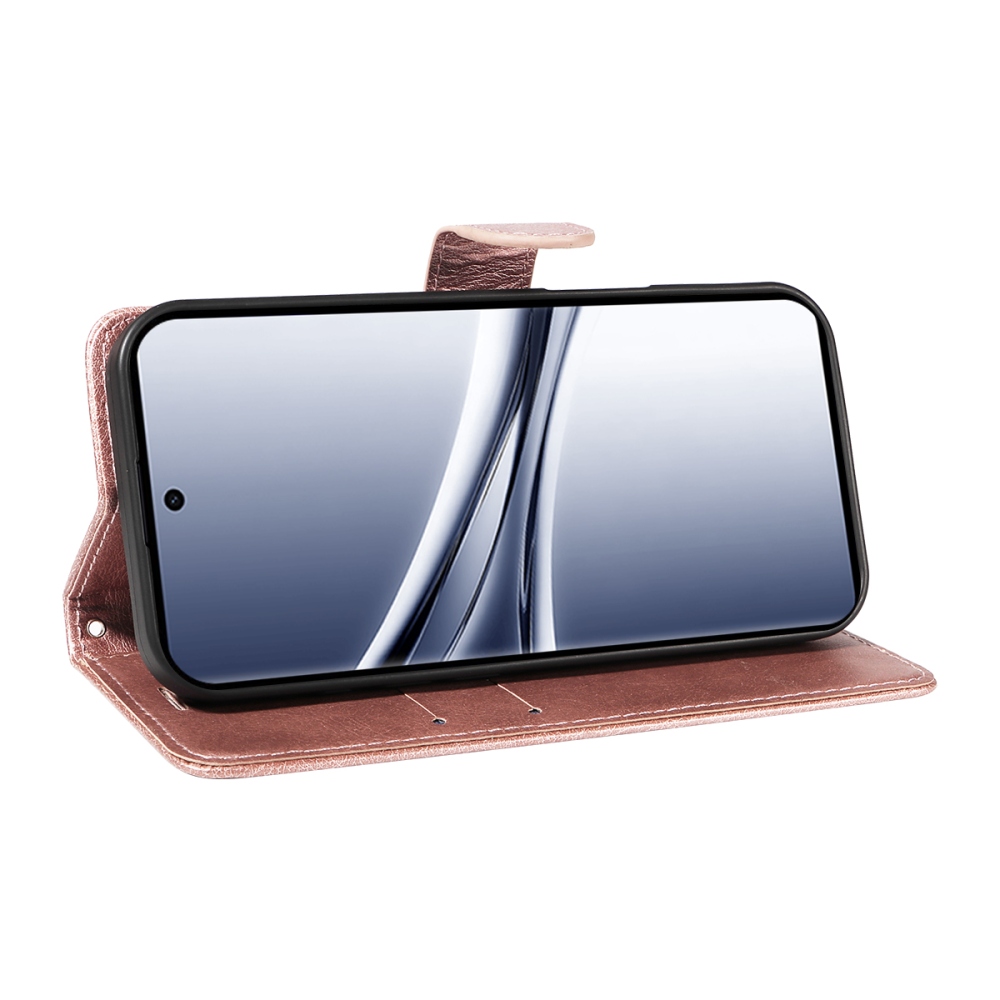 Clots knížkové pouzdro na Xiaomi Poco M8 5G/Redmi Note 15 5G/Note 15 4G - růžovozlaté