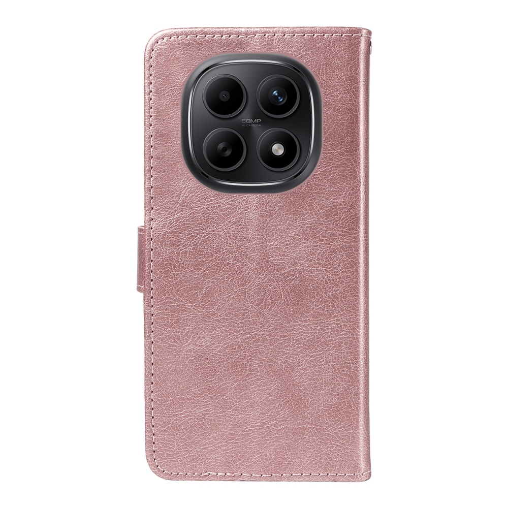 Clots knížkové pouzdro na Xiaomi Poco M8 5G/Redmi Note 15 5G/Note 15 4G - růžovozlaté