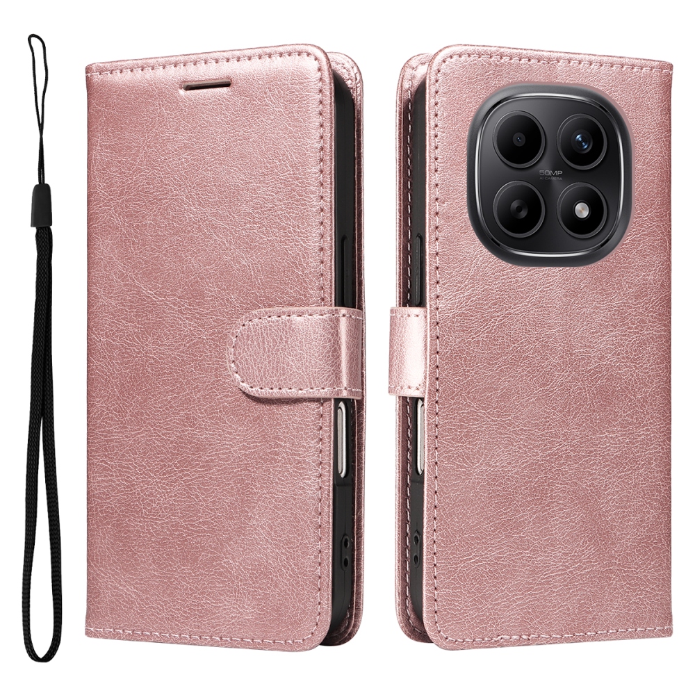 Clots knížkové pouzdro na Xiaomi Poco M8 5G/Redmi Note 15 5G/Note 15 4G - růžovozlaté