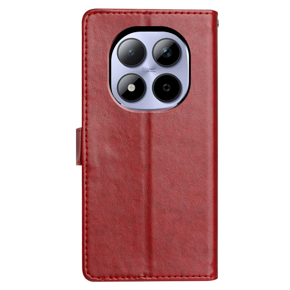 Clots knížkové pouzdro na Xiaomi Redmi Note 15 Pro 5G - červené