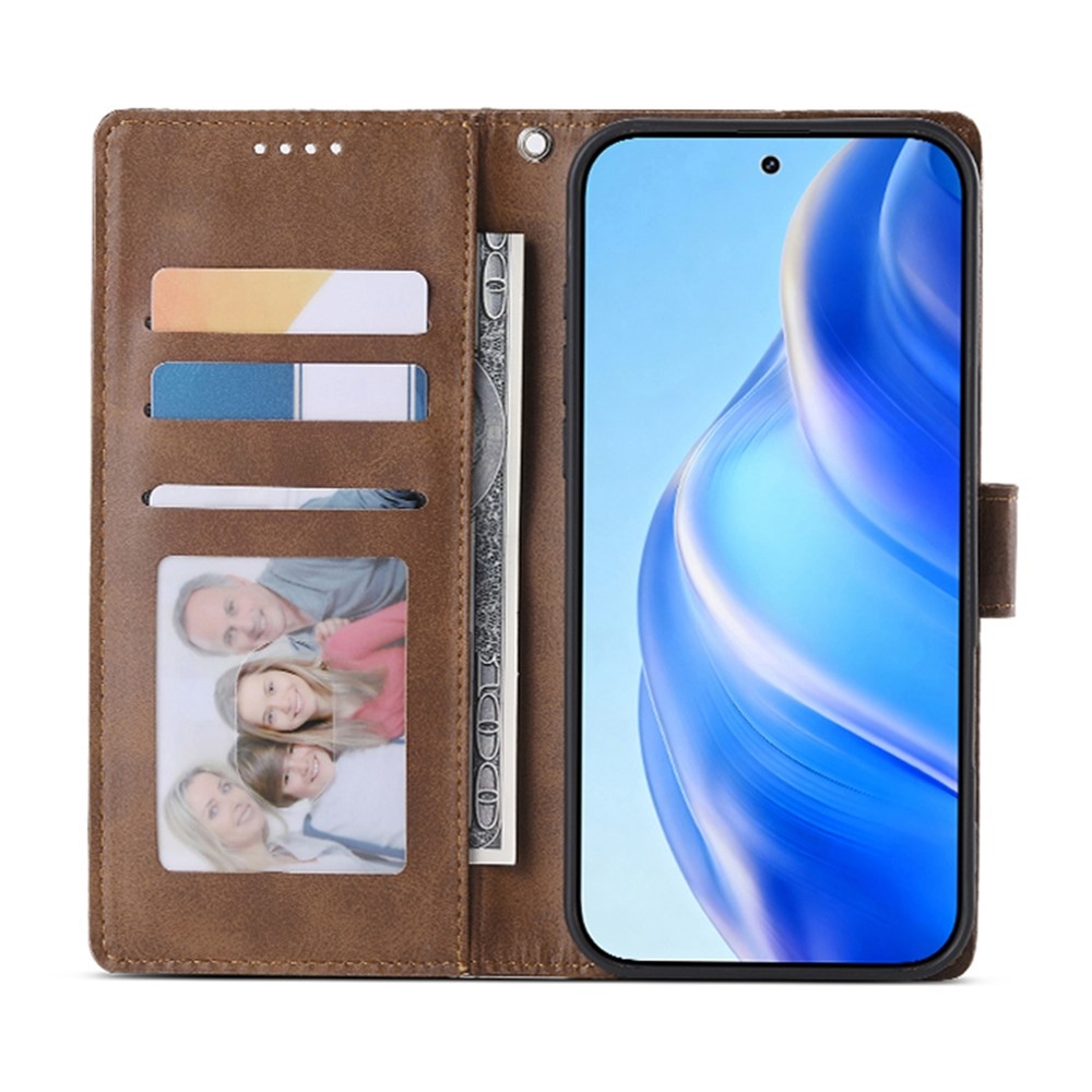 Clots knížkové pouzdro na Xiaomi Redmi Note 17 4G/5G - hnědé