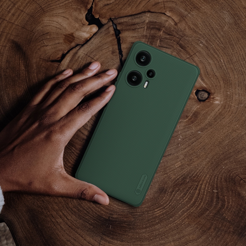 Nillkin Super Frosted PRO Zadní Kryt pro Poco F5 5G Deep Green