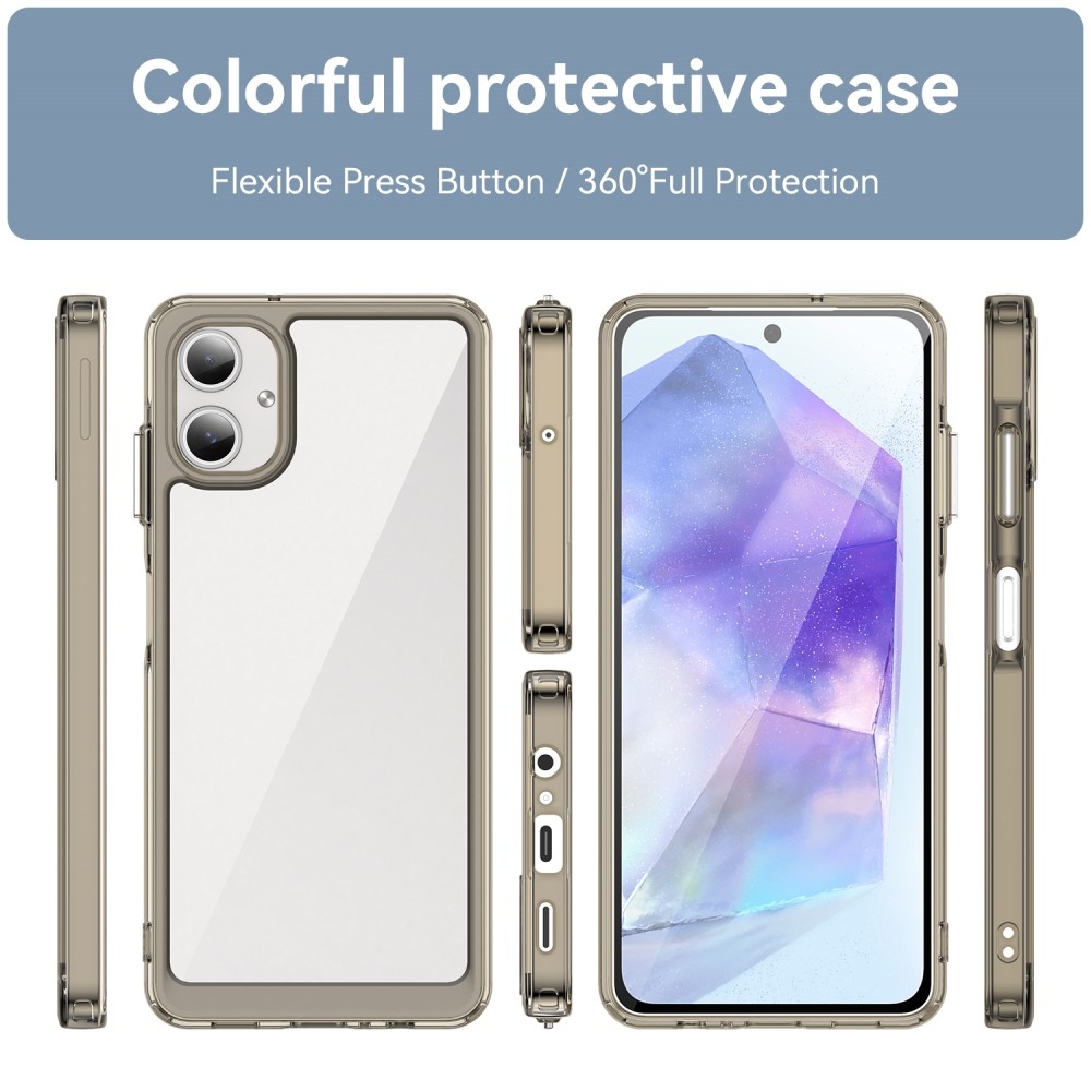 Gelový obal s pevnými zády na Samsung Galaxy A06 4G - šedý