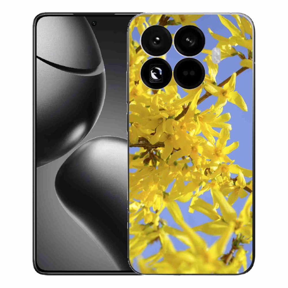 Gelový kryt mmCase na Xiaomi 15T Pro - žluté květy