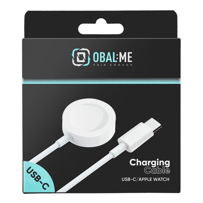 OBAL:ME Nabíjecí Kabel pro Apple Watch USB-C White