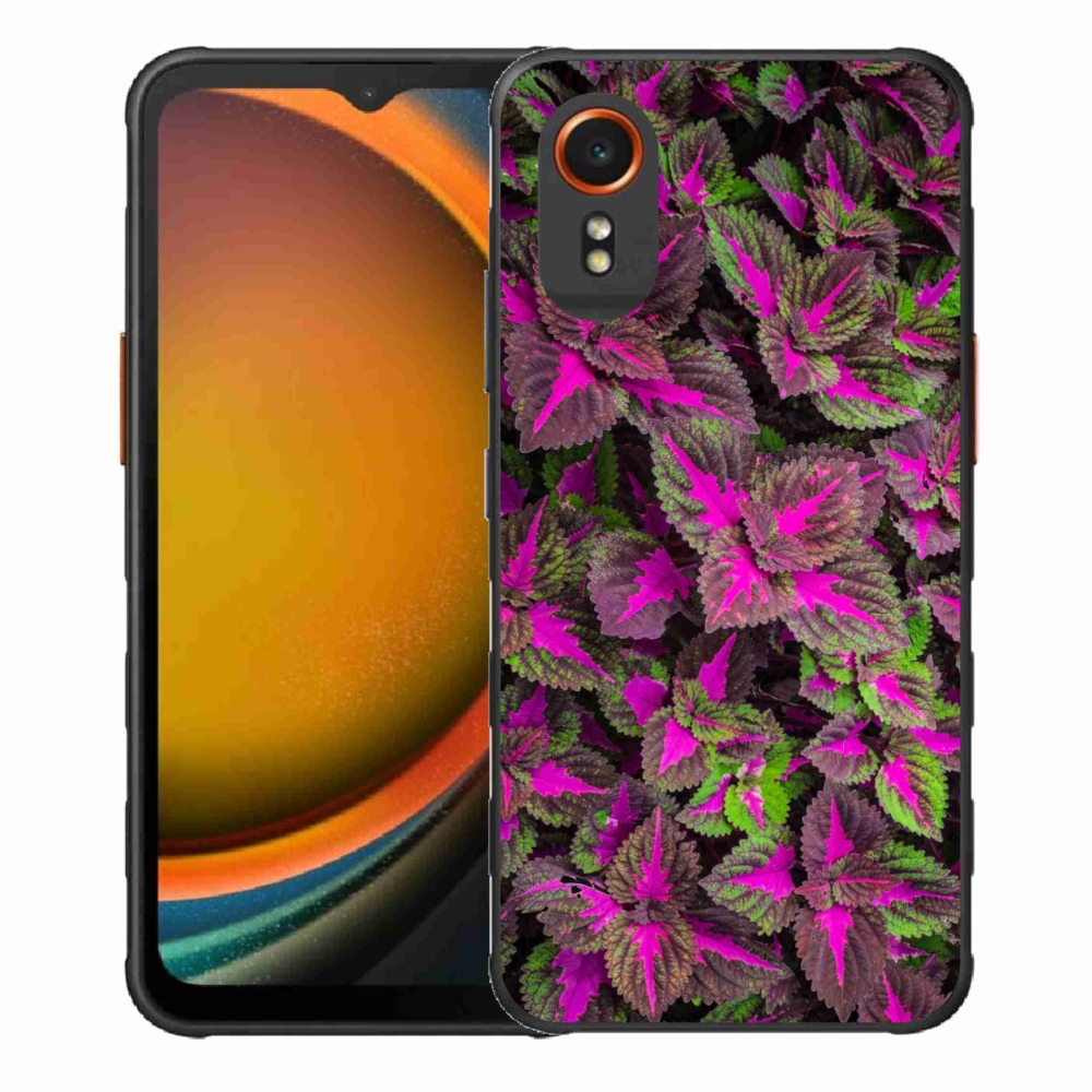 Gelový kryt mmCase na Samsung Galaxy Xcover 7 - květiny 10