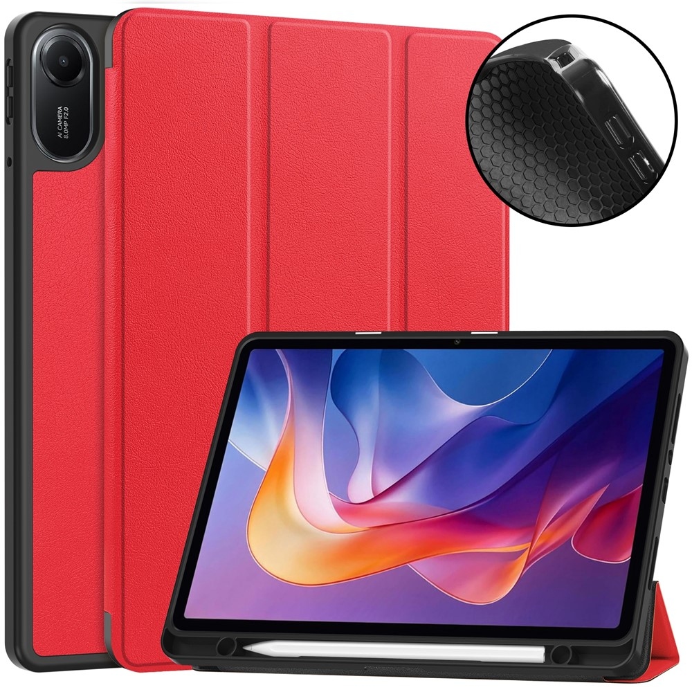 Cases chytré zavírací pouzdro na Xiaomi Redmi Pad 2 - červené