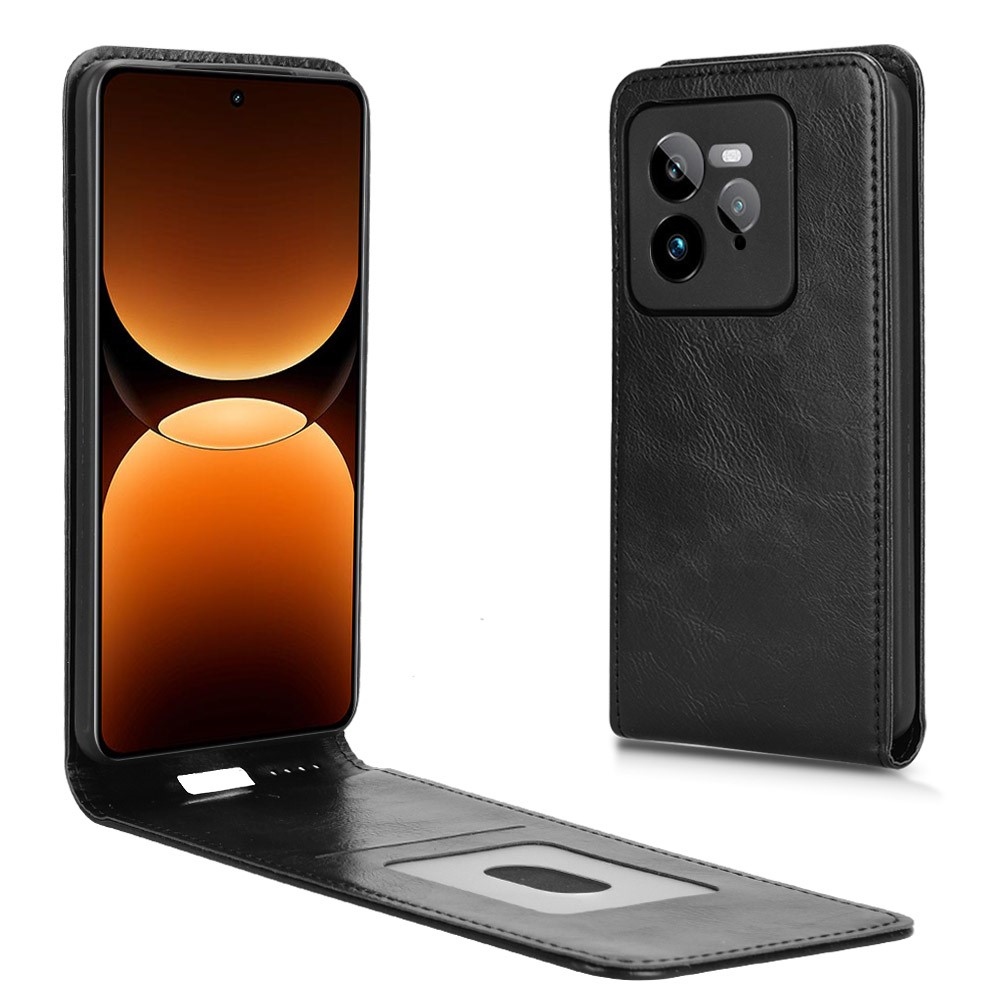 Vert flipové pouzdro na Realme GT 7 Pro 5G - černé
