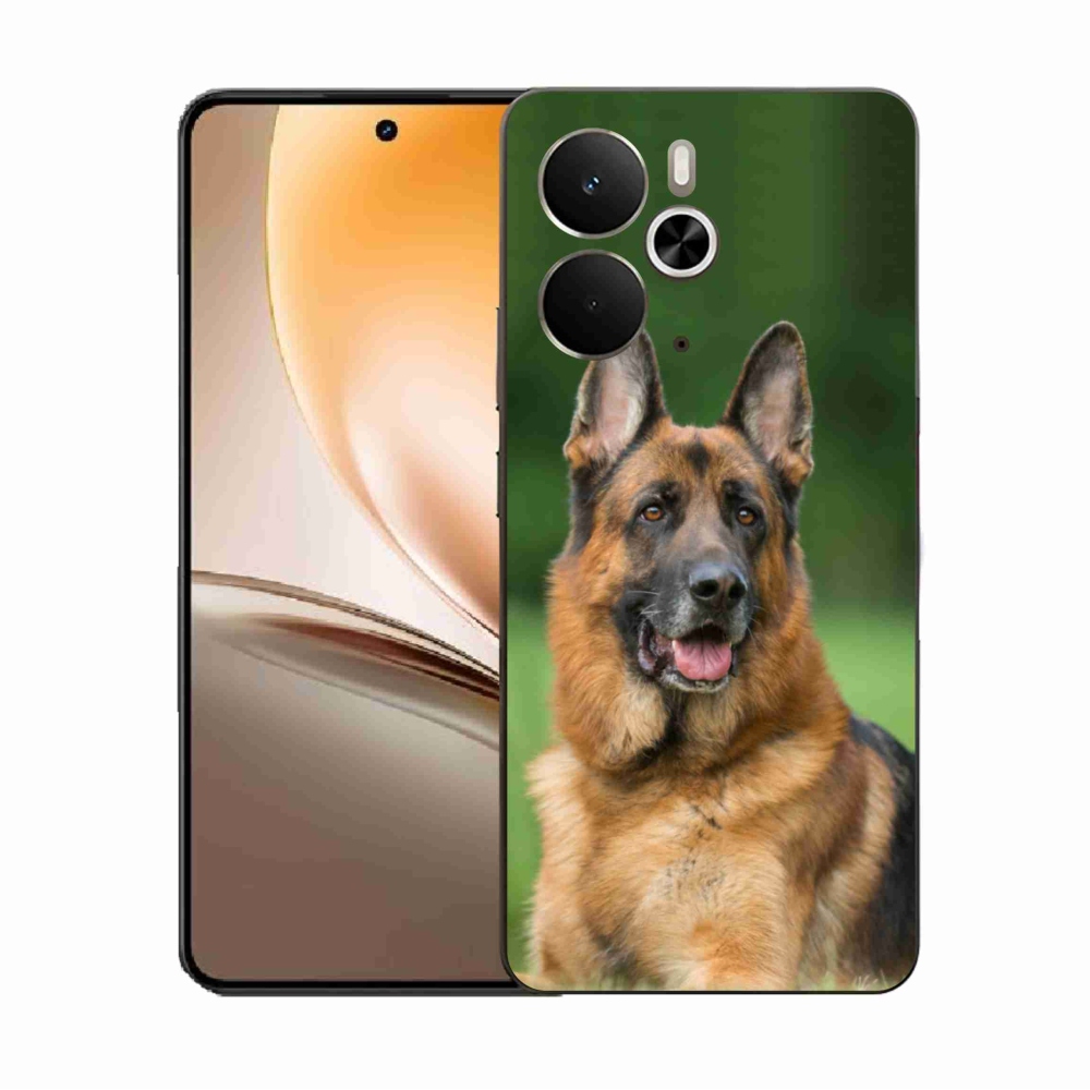 Gelový kryt mmCase na Realme 14 5G - německý ovčák