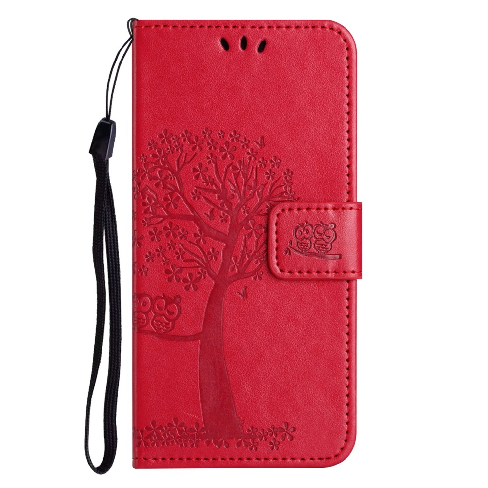 Tree knížkové pouzdro na iPhone 15 Pro Max - červené