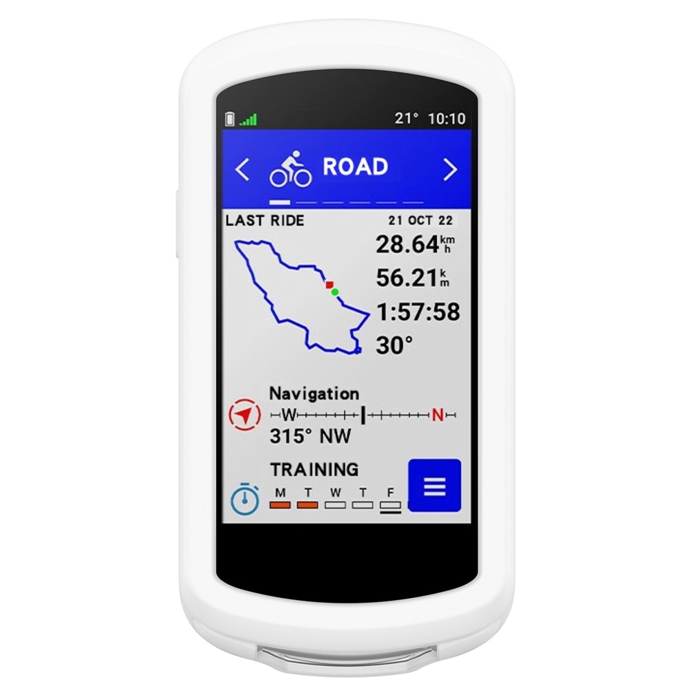 Collision silikonový obal na GPS cyklonavigaci Garmin Edge 1040 - bílý