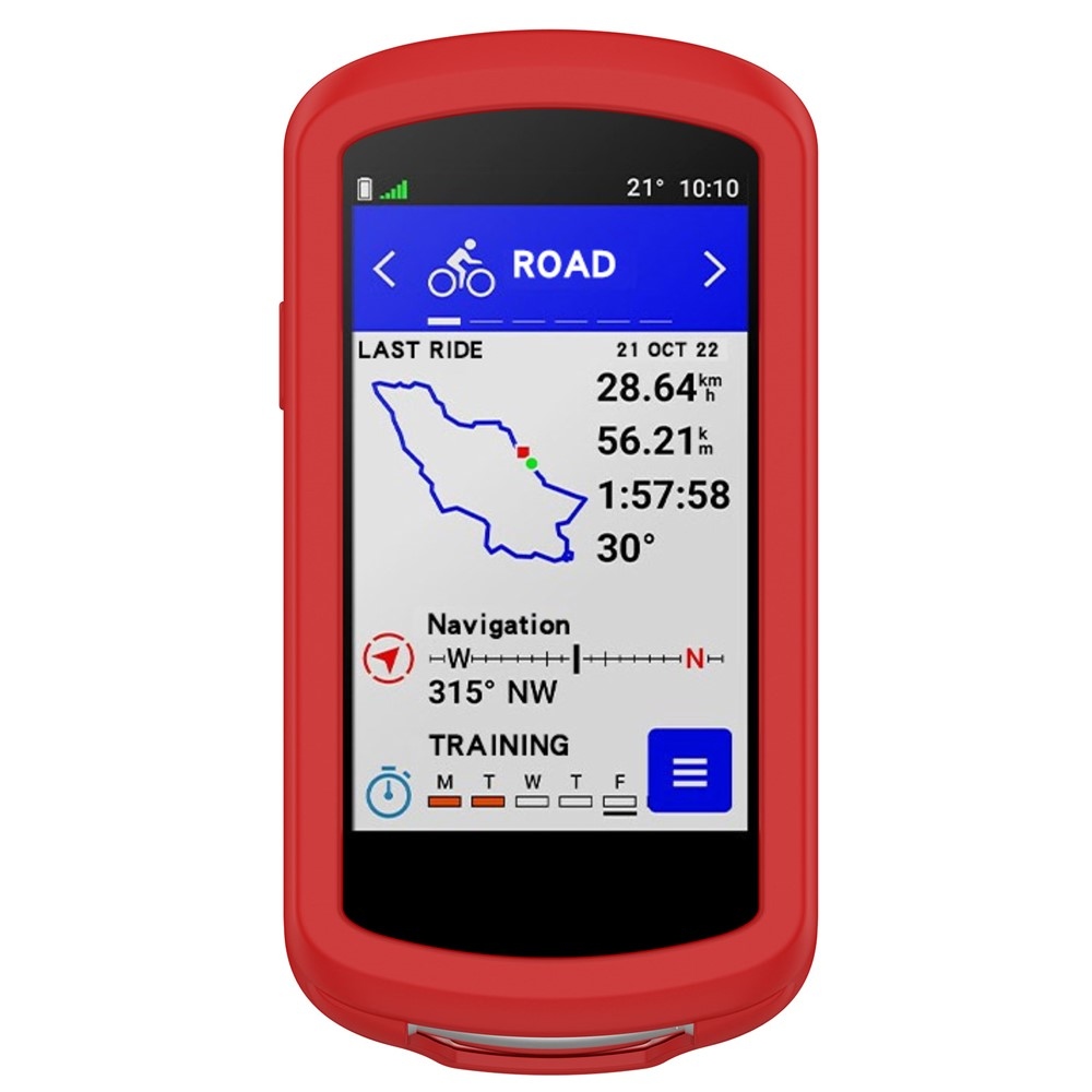 Collision silikonový obal na GPS cyklonavigaci Garmin Edge 1040 - červený