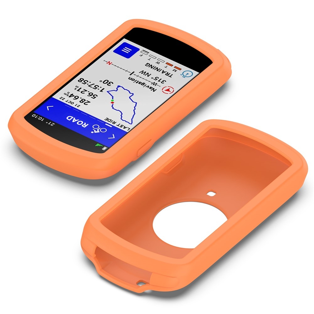 Collision silikonový obal na GPS cyklonavigaci Garmin Edge 1040 - oranžový