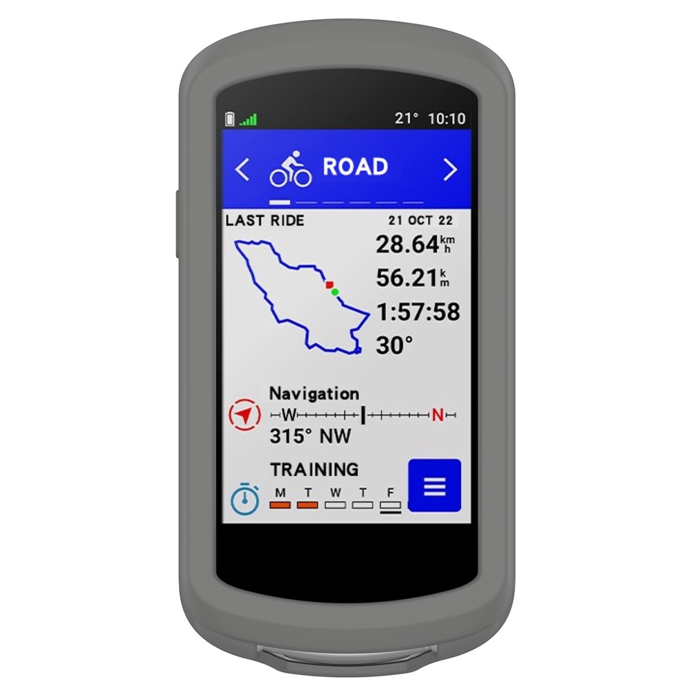 Collision silikonový obal na GPS cyklonavigaci Garmin Edge 1040 - tmavěšedý
