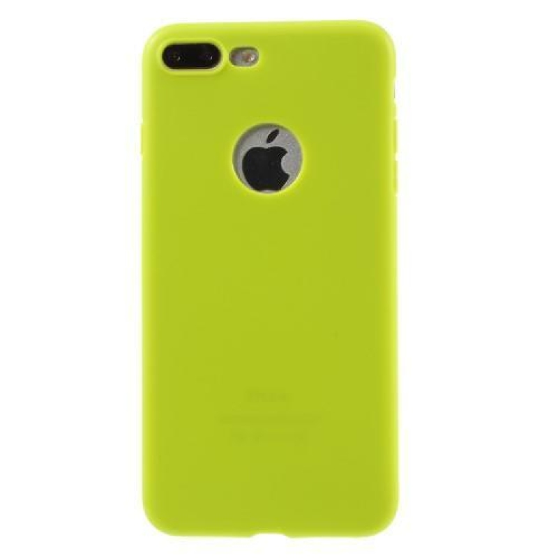 Color gelový obal na iPhone 7 Plus a iPhone 8 Plus - zelený