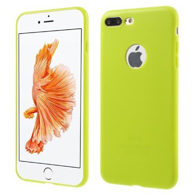 Color gelový obal na iPhone 7 Plus a iPhone 8 Plus - zelený