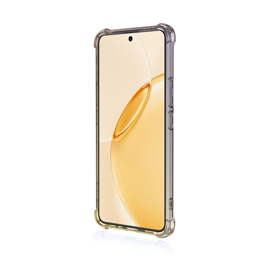 Colore odolný gelový obal s vyztuženými rohy na Realme 16 Pro+ 5G - černý/zlatý