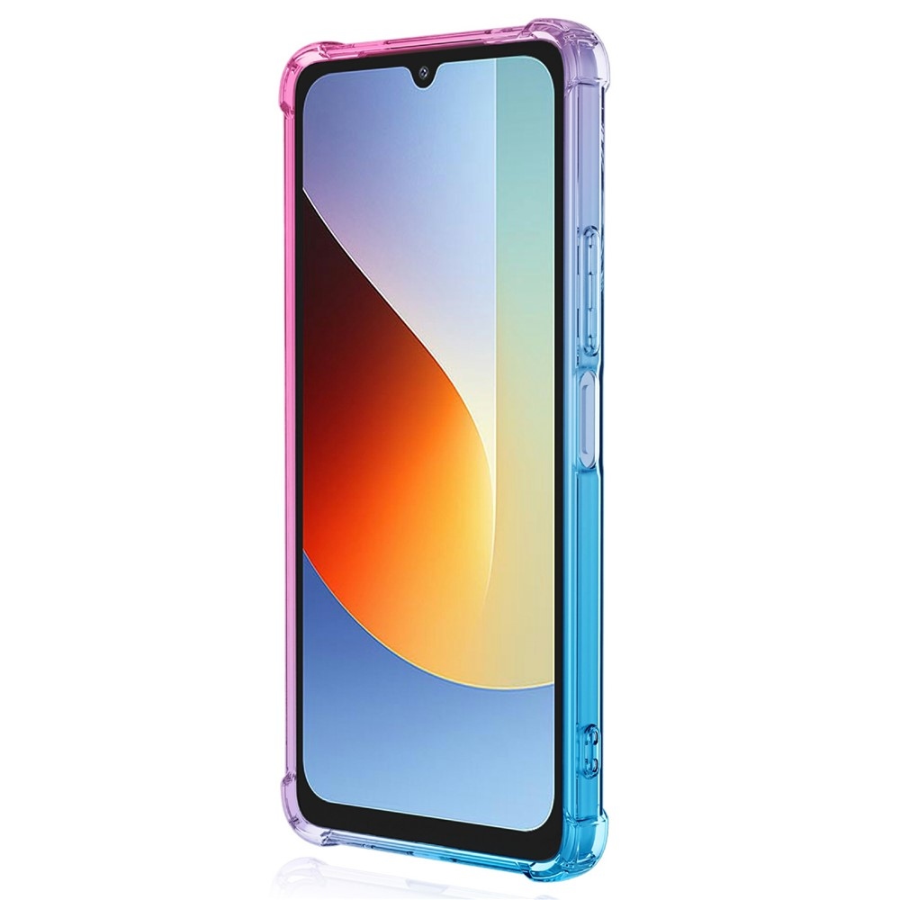 Colore odolný gelový obal s vyztuženými rohy na Xiaomi Redmi A7 Pro - modrý/růžový