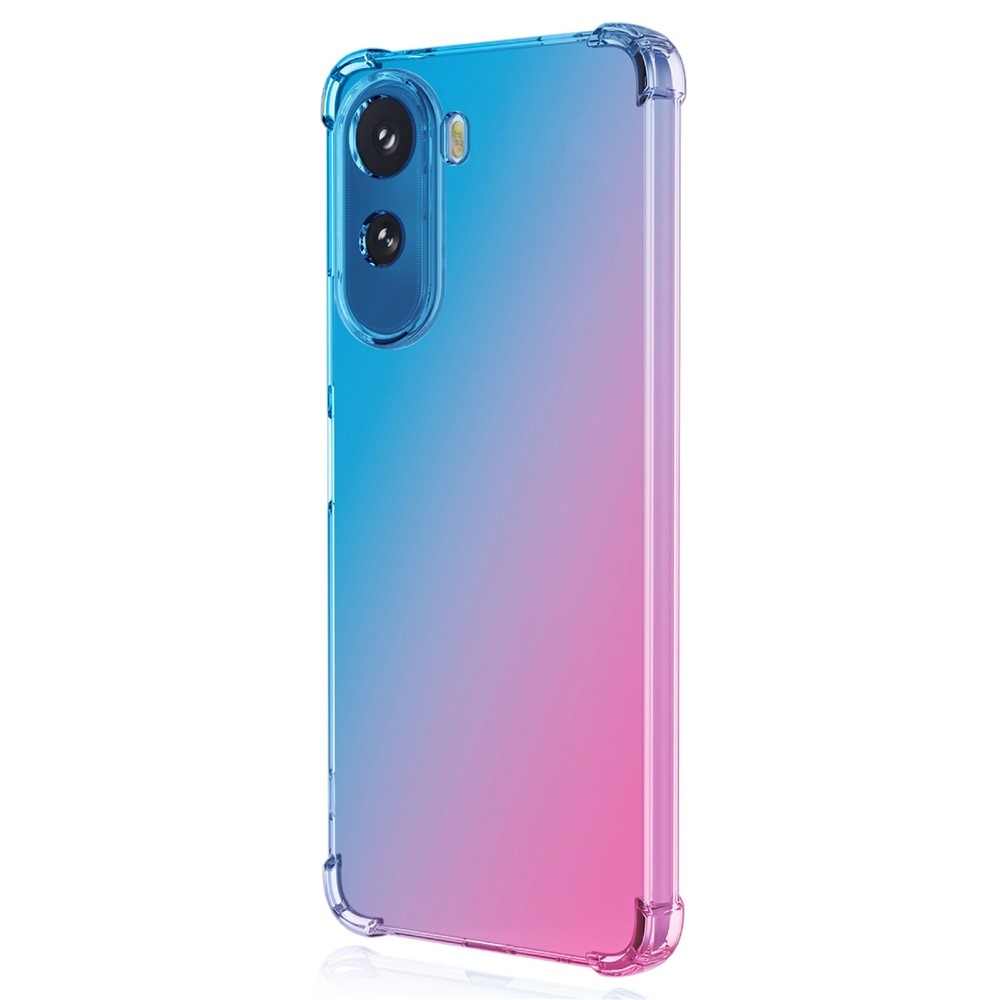 Colore odolný gelový obal s vyztuženými rohy na Xiaomi Redmi A7 Pro - modrý/růžový