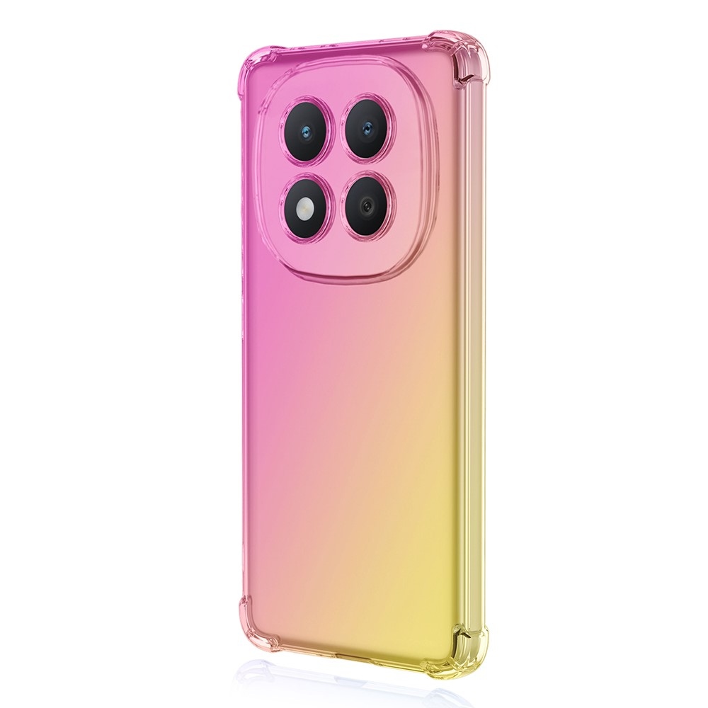 Colore odolný gelový obal s vyztuženými rohy na Xiaomi Redmi Note 15 Pro+ 5G - růžový/zlatý