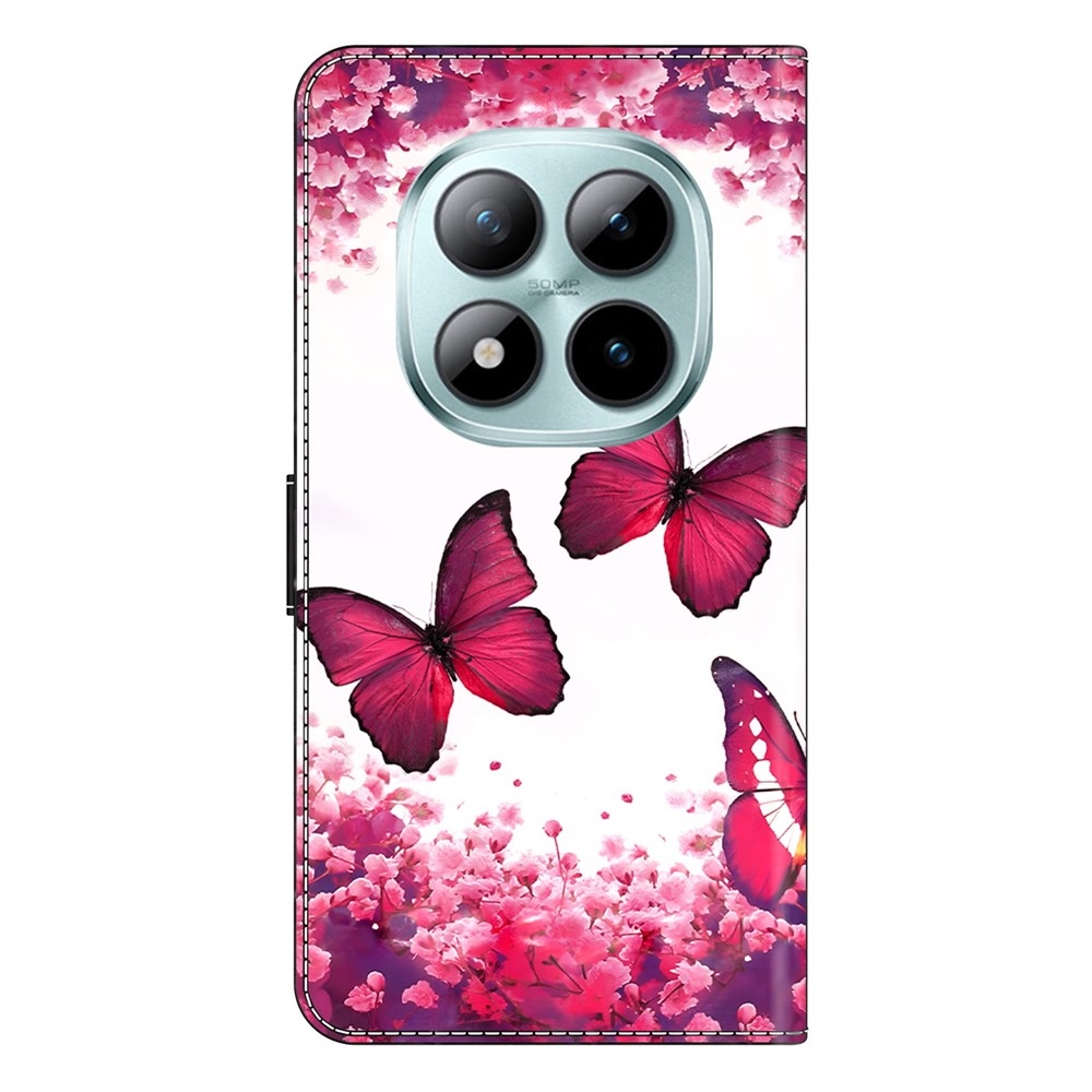 Compart knížkové pouzdro na Xiaomi Poco M8 5G/Redmi Note 15 5G/Note 15 4G - červení motýli