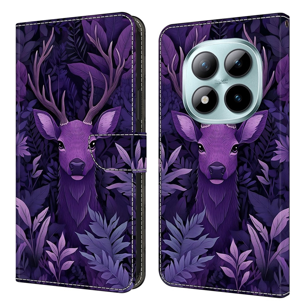 Compart knížkové pouzdro na Xiaomi Poco M8 5G/Redmi Note 15 5G/Note 15 4G - fialový jelen