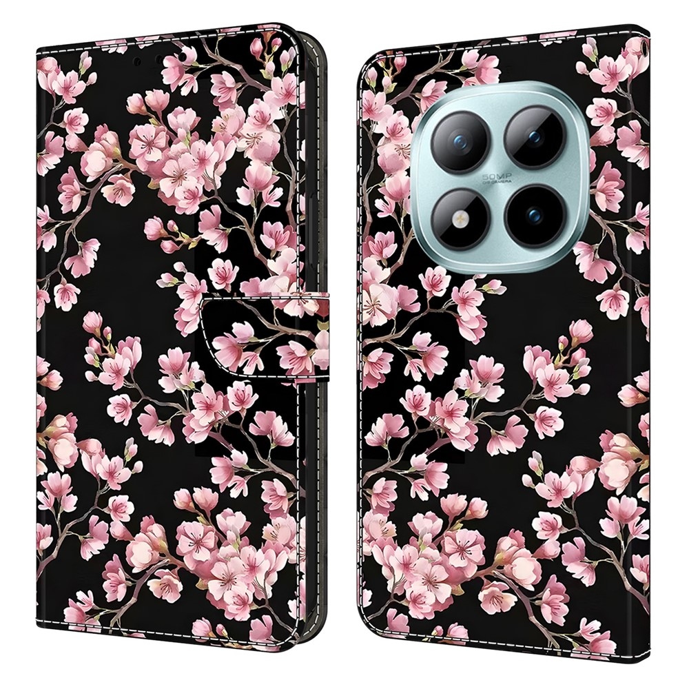 Compart knížkové pouzdro na Xiaomi Poco M8 5G/Redmi Note 15 5G/Note 15 4G - růžové květy