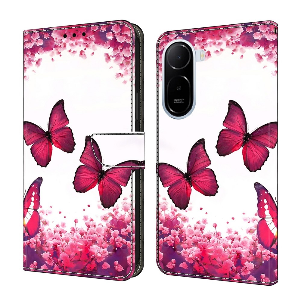 Compart knížkové pouzdro na Xiaomi Redmi A7 Pro - červení motýli
