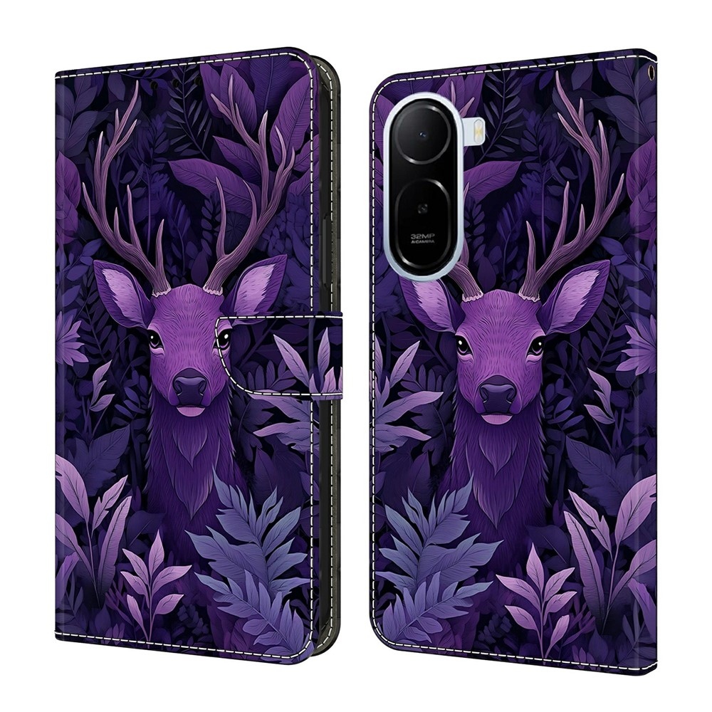 Compart knížkové pouzdro na Xiaomi Redmi A7 Pro - fialový jelen
