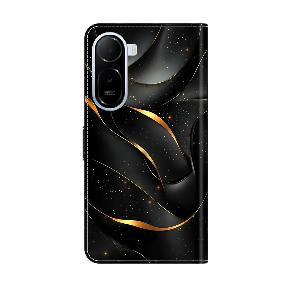 Compart knížkové pouzdro na Xiaomi Redmi A7 Pro - zlaté praskliny