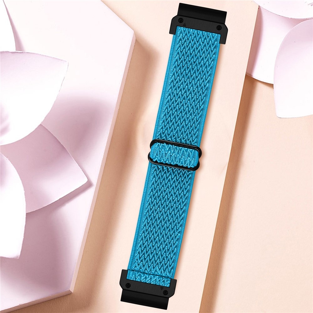 Connect nylonový elastický řemínek na Garmin Fenix 8 Pro 51mm/Fenix 8 51mm - modrý