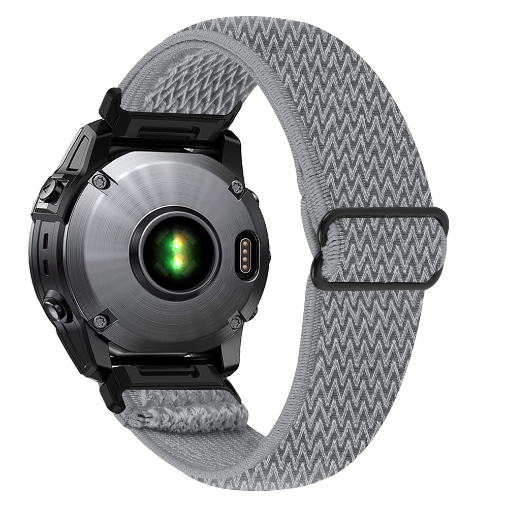 Connect nylonový elastický řemínek na Garmin Fenix 8 Pro 51mm/Fenix 8 51mm - šedý