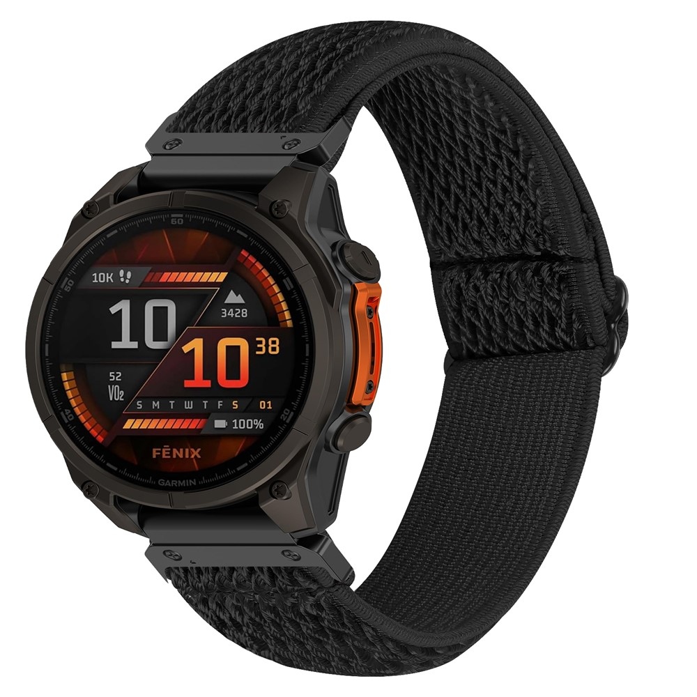 Connect nylonový elastický řemínek na Garmin Forerunner 970 - černý