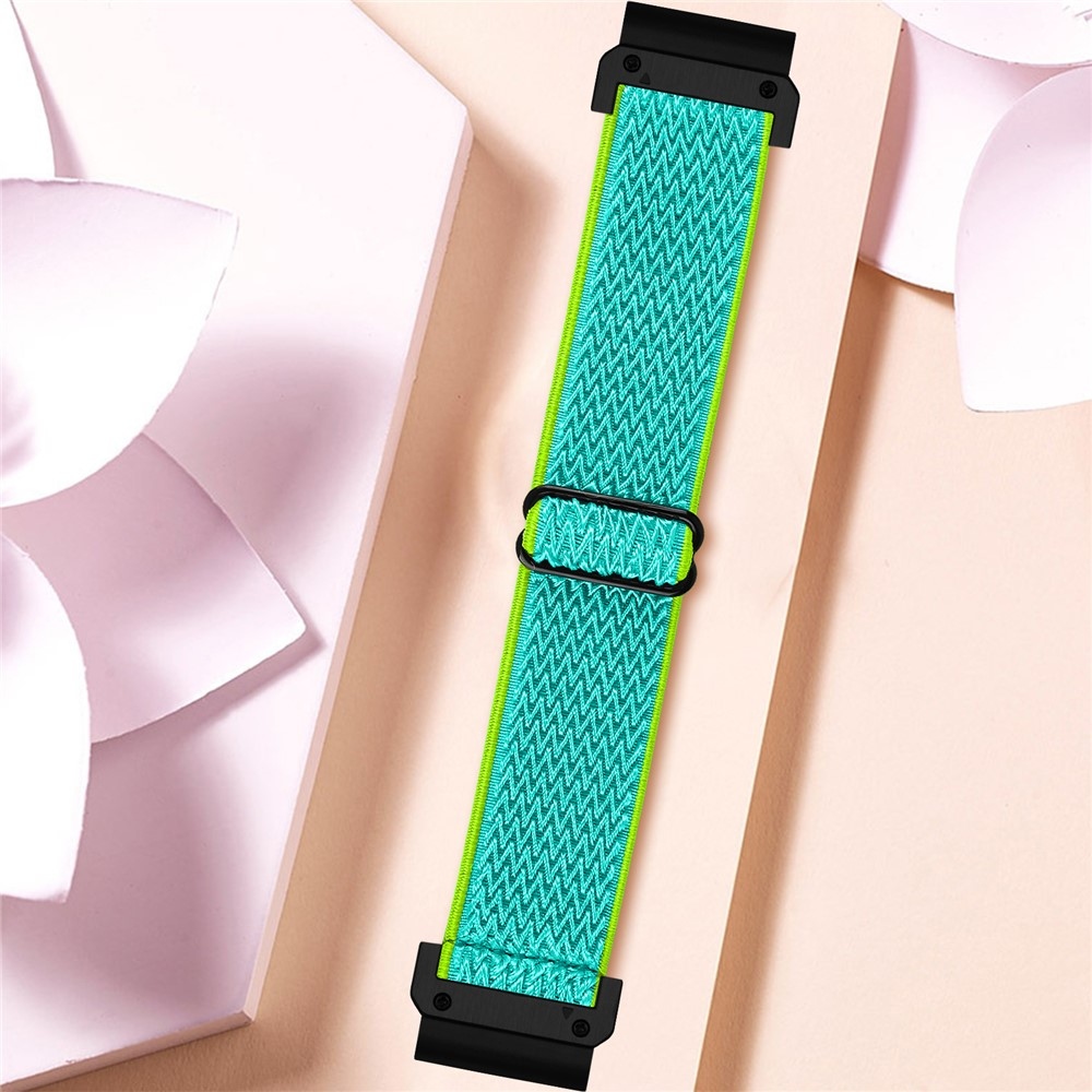 Connect nylonový elastický řemínek na Garmin Forerunner 970 - žlutozelený