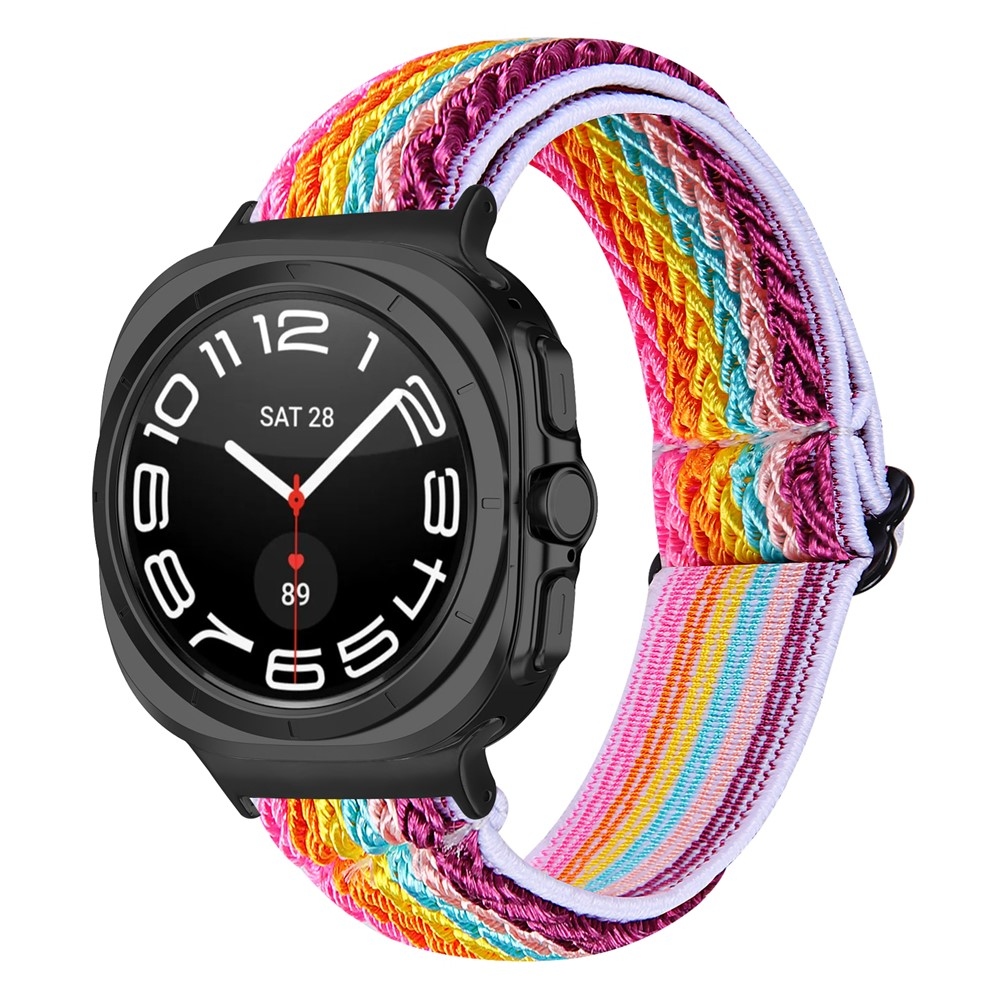Connect nylonový elastický řemínek na Samsung Galaxy Watch8 Classic 46mm/Watch8 44mm/40mm - barevný