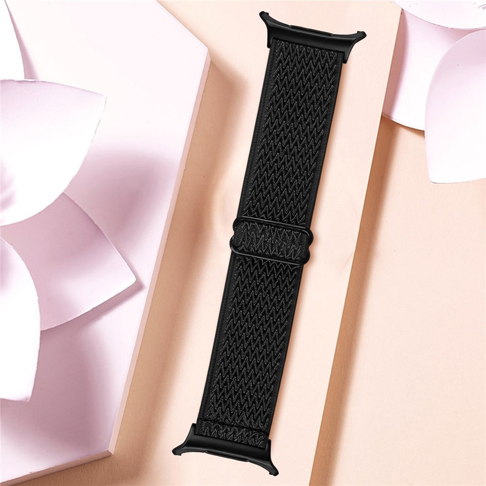 Connect nylonový elastický řemínek na Samsung Galaxy Watch8 Classic 46mm/Watch8 44mm/40mm - černý