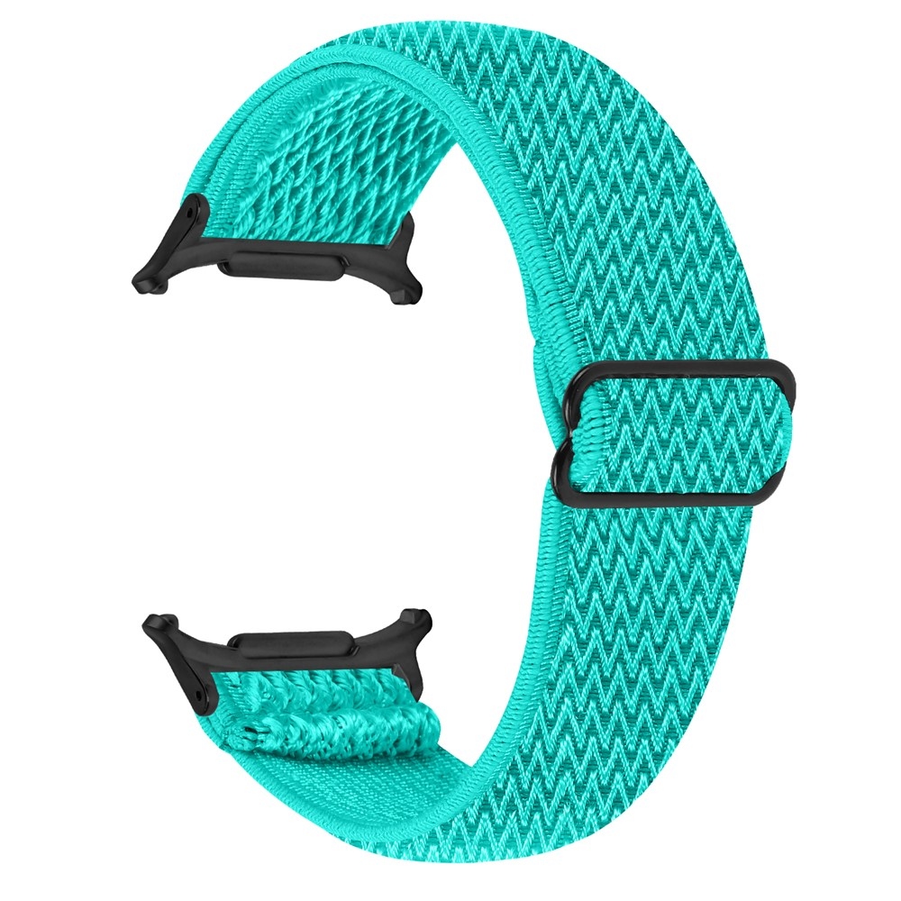 Connect nylonový elastický řemínek na Samsung Galaxy Watch8 Classic 46mm/Watch8 44mm/40mm - modrozelený
