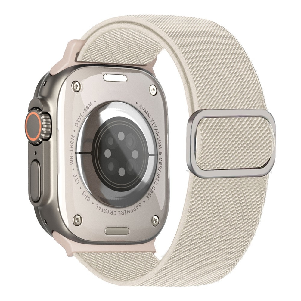 Connect nylonový řemínek na Apple Watch Ultra 4/3/2/1 49mm/12/11/10 46mm - béžový