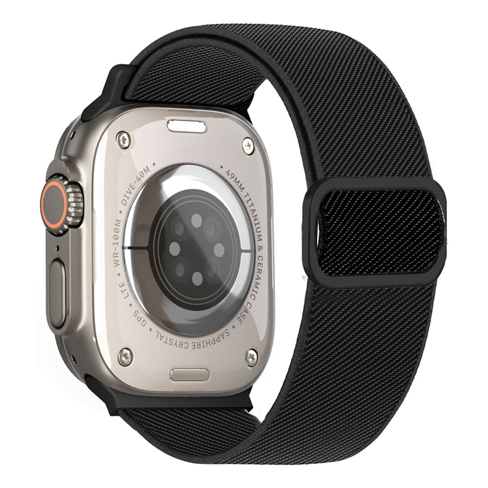 Connect nylonový řemínek na Apple Watch Ultra 4/3/2/1 49mm/12/11/10 46mm - černý