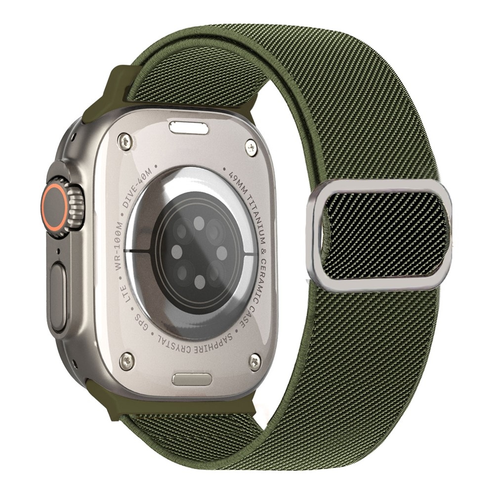 Connect nylonový řemínek na Apple Watch Ultra 4/3/2/1 49mm/12/11/10 46mm - zelený
