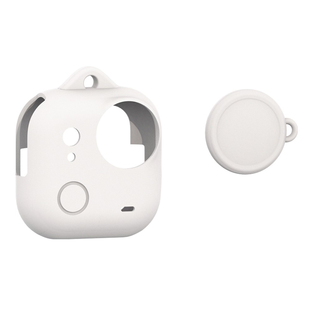 Silikonový ochranný obal s krytkou objektivu pro Insta360 GO Ultra – bílý