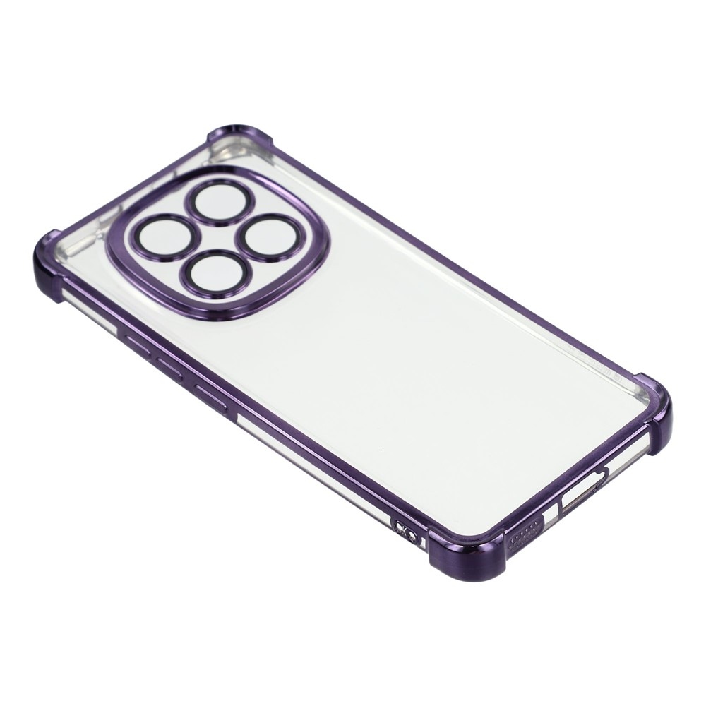 Corners odolný gelový obal s vyztuženými rohy na Xiaomi Poco M8 5G/Redmi Note 15 5G - fialový