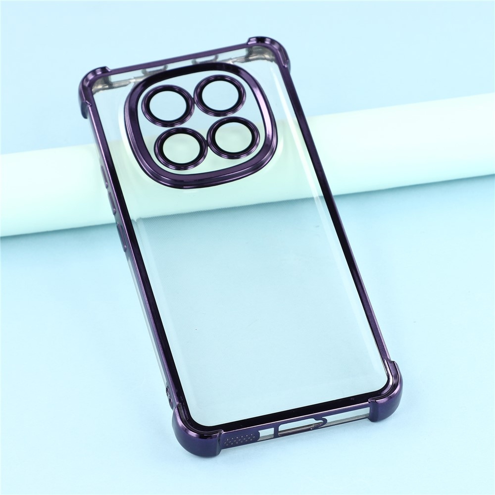 Corners odolný gelový obal s vyztuženými rohy na Xiaomi Poco M8 5G/Redmi Note 15 5G - fialový