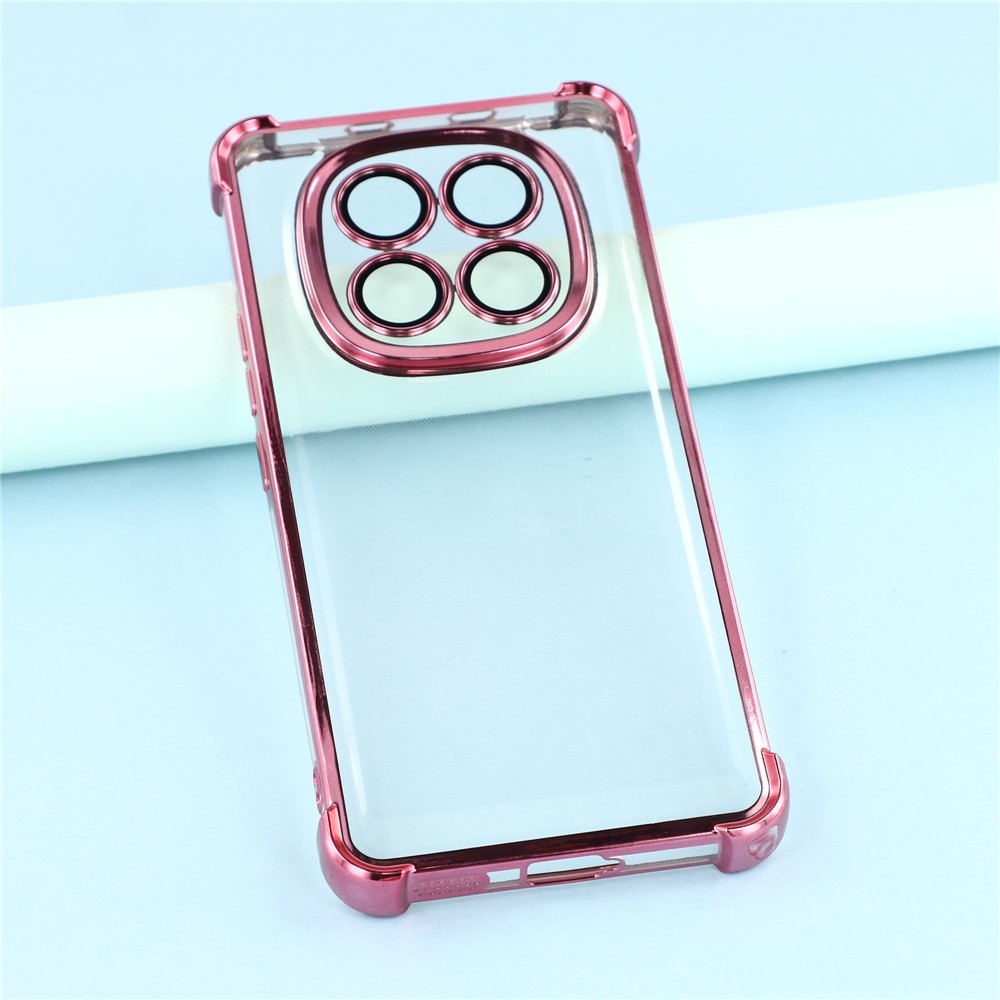 Corners odolný gelový obal s vyztuženými rohy na Xiaomi Poco M8 5G/Redmi Note 15 5G - růžový