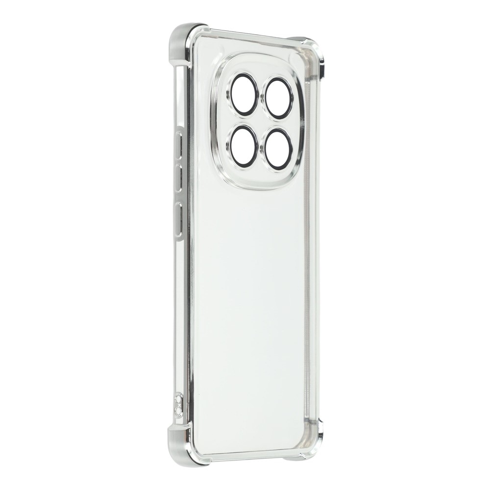 Corners odolný gelový obal s vyztuženými rohy na Xiaomi Poco M8 5G/Redmi Note 15 5G - stříbrný