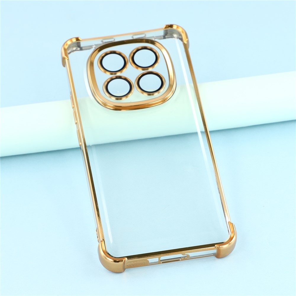 Corners odolný gelový obal s vyztuženými rohy na Xiaomi Poco M8 5G/Redmi Note 15 5G - zlatý