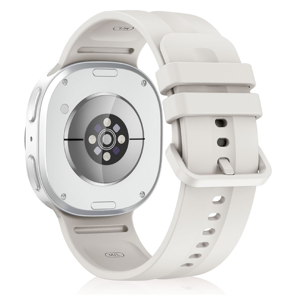 Corre silikonový řemínek na Samsung Galaxy Watch9 40mm/44mm/Watch8 44mm/40mm - béžový S