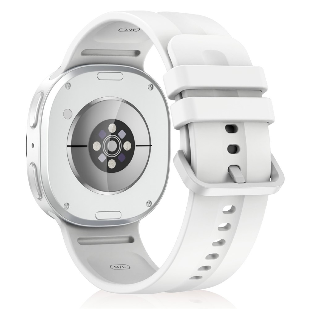 Corre silikonový řemínek na Samsung Galaxy Watch9 40mm/44mm/Watch8 44mm/40mm - bílý L
